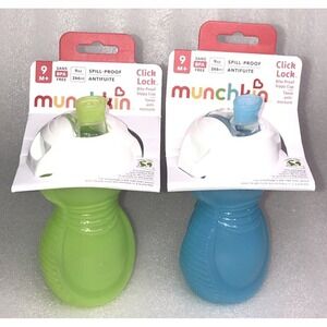 Munchkin Sippy Cup Click Lock Bite Proof Spill Proof 9 oz BPA Free 9+ Months NEW